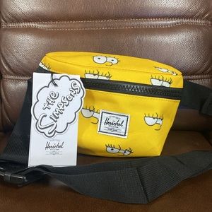 Herschel x The Simpsons Classic Lisa Simpson Pink Fanny Pack